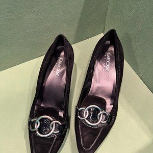 Geox Respira suede low pumps